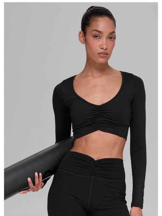 ALO Yoga Tops - ALO Yoga Alosoft Intuition Long Sleeve Bra Top Small NWT